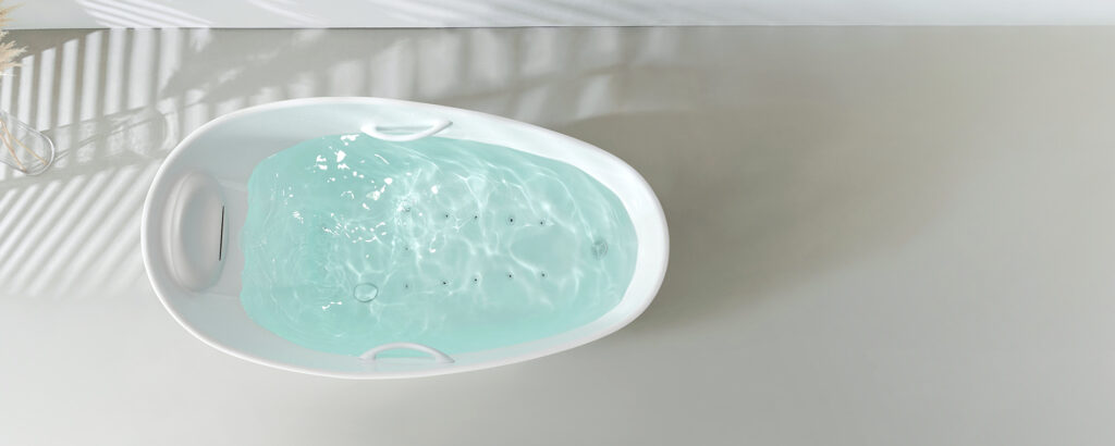 Modern acrylic solid surface bathtub - FICO-802